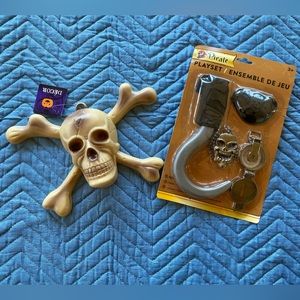 Pirate Halloween Costume Playset and Decor NEW